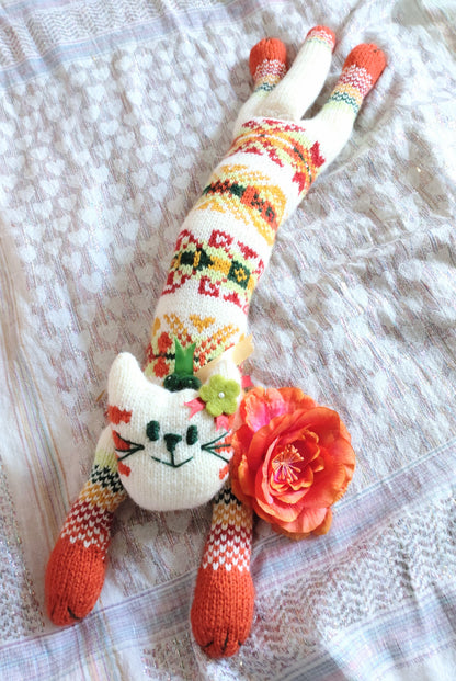 Original Design Fair Isle Feline - ABERDEEN
