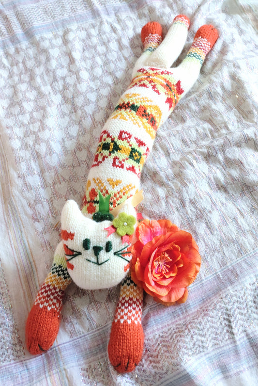 Original Design Fair Isle Feline - ABERDEEN
