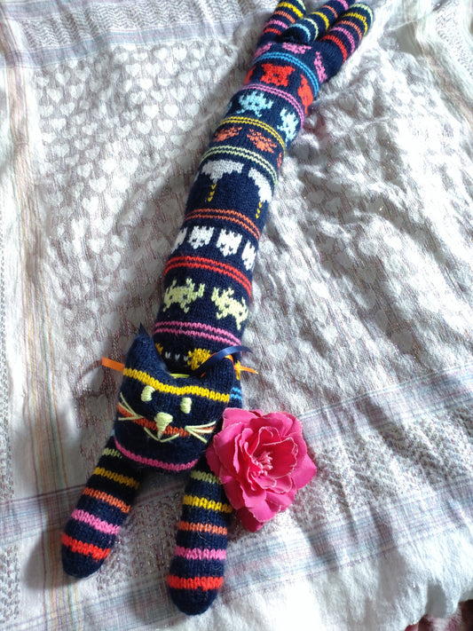 Original Design Fair Isle Feline - ATARI