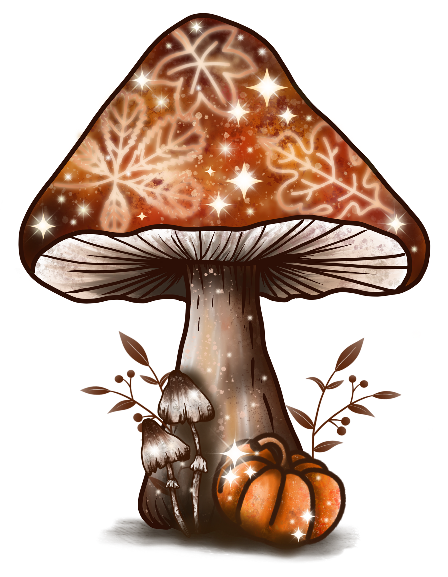 Mushroom Sticker - AUTUMN MUSHROOM