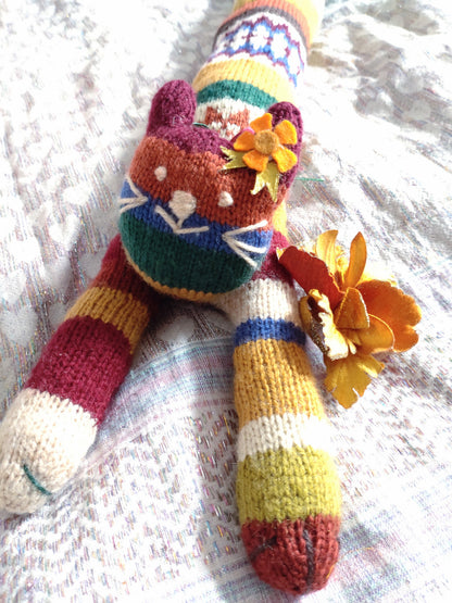 Original Design Fair Isle Feline - AUTUMNTIME