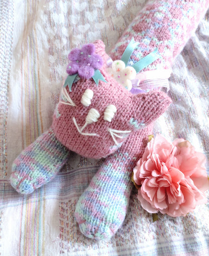 Original Design Fair Isle Feline - CANDY