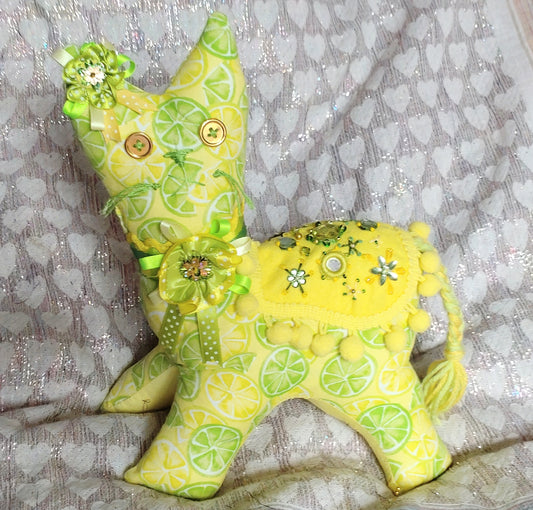 Patchwork Cat -  LEMONS AND LIMES