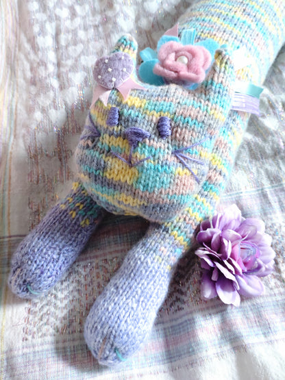 Original Design Fair Isle Felines - LILAC
