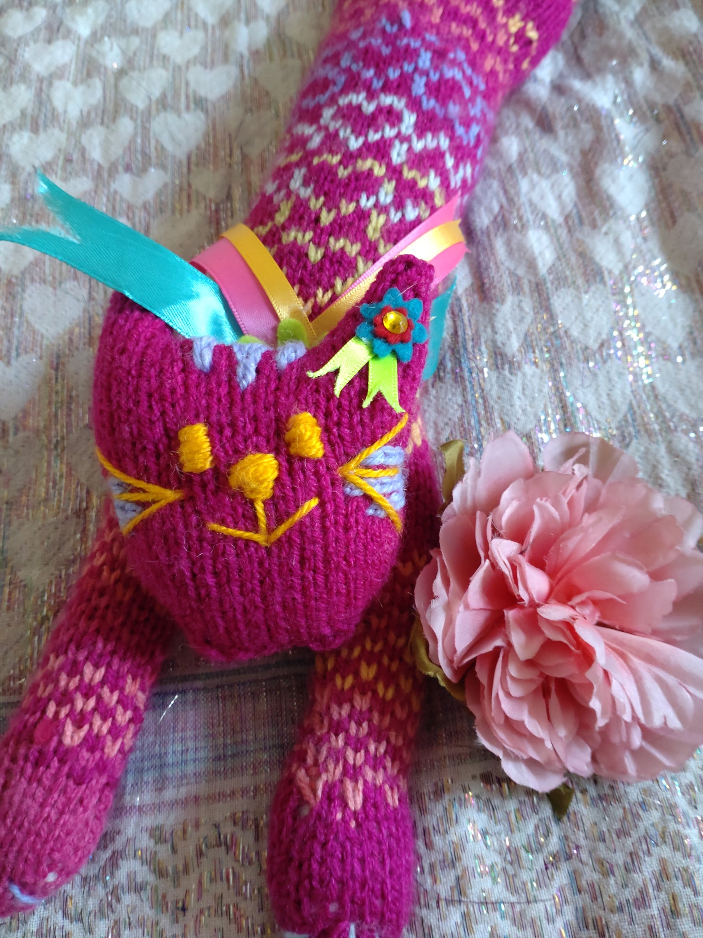 Original Design Fair Isle Feline (small) - MIRANDA