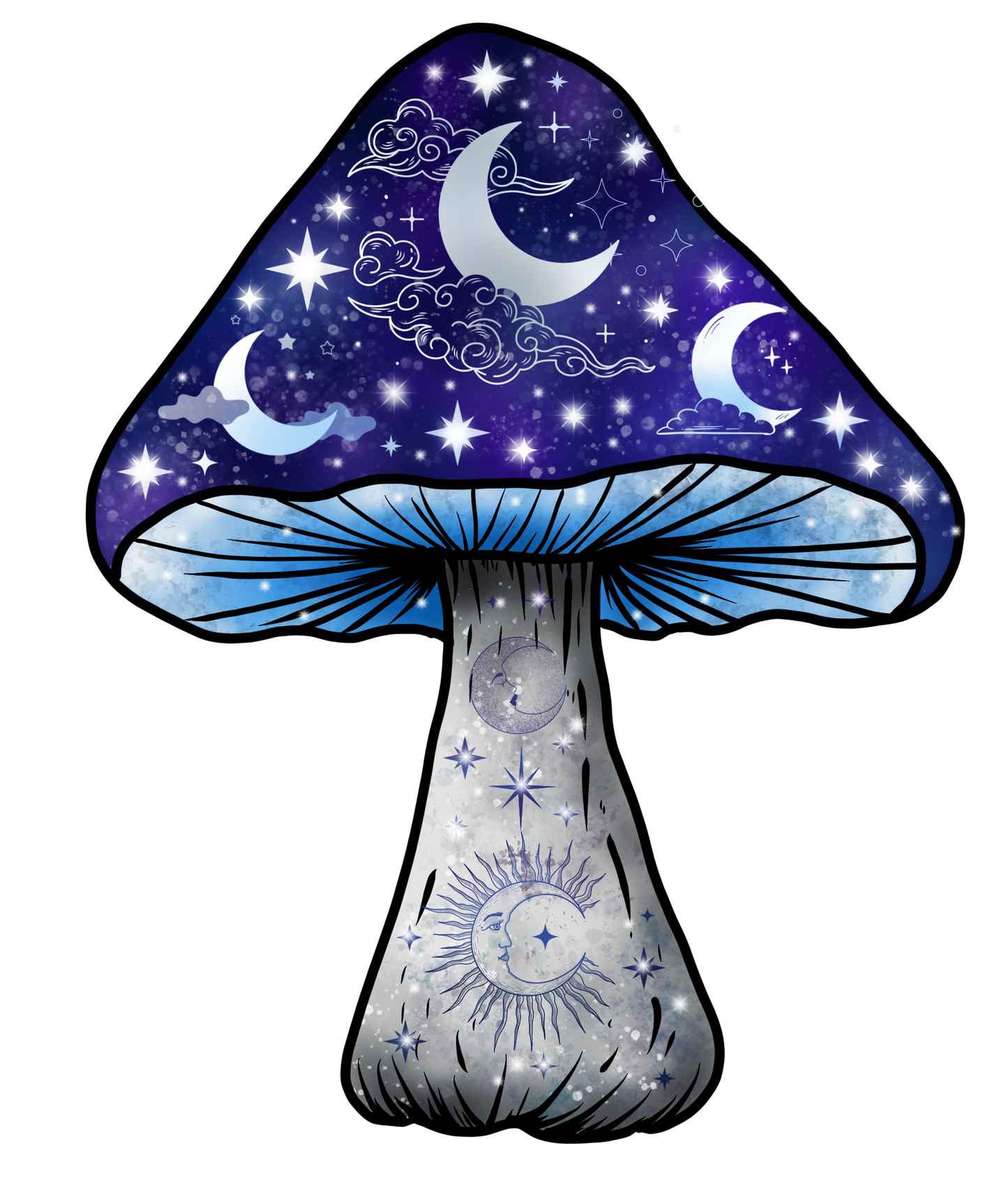 Mushroom Sticker - MOON MUSHROOM