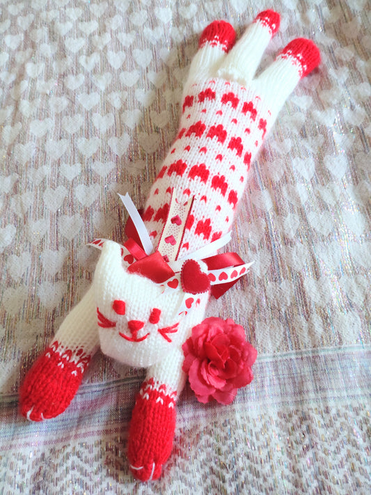 Original Design Fair Isle Feline (small) - VALENTINA
