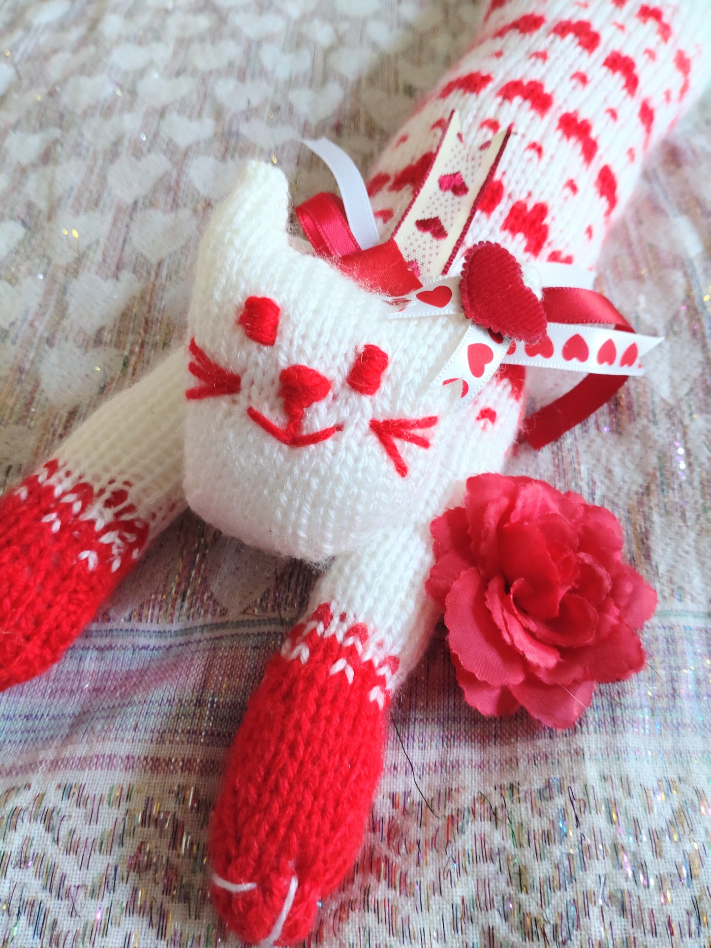 Original Design Fair Isle Feline (small) - VALENTINA