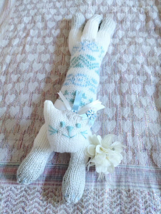 Original Design Fair Isle Feline (small) - WINTER