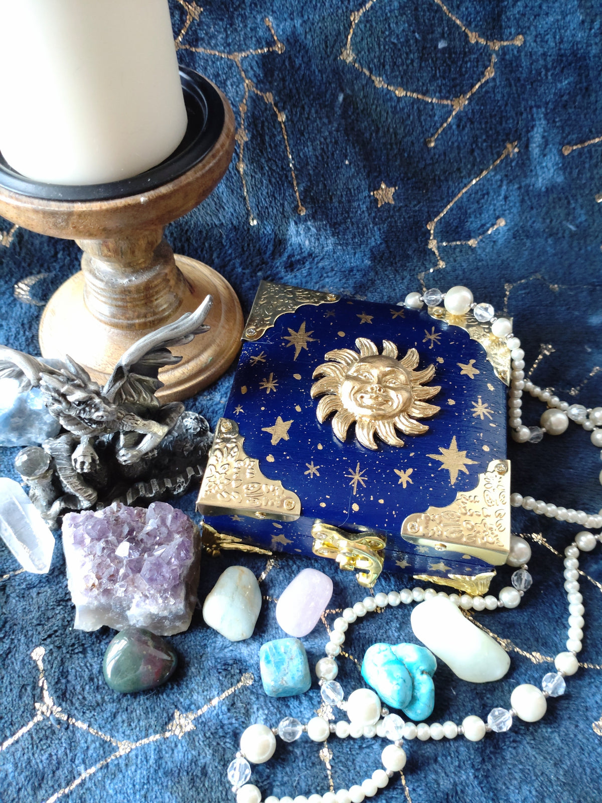 Celestial Sun Keepsake Box (Large)